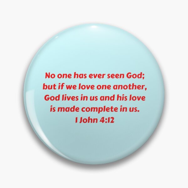 Item preview, Bible Verse 1 John 4:12 designed and sold by Prayingwarrior.
