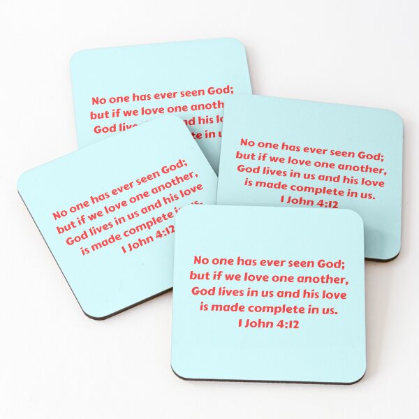 Item preview, Bible Verse 1 John 4:12 designed and sold by Prayingwarrior.