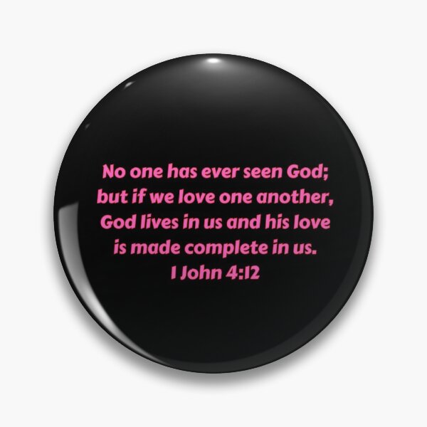 Item preview, Bible Verse 1 John 4:12 designed and sold by Prayingwarrior.