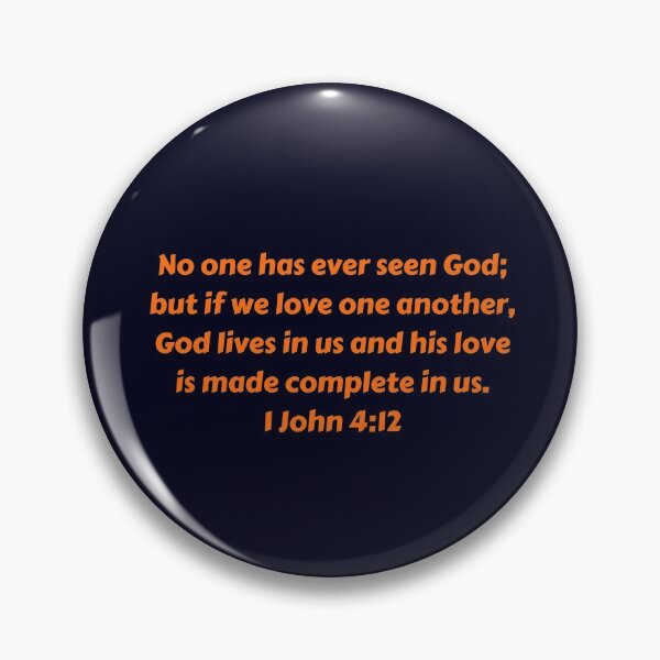 Item preview, Bible Verse 1 John 4:12 designed and sold by Prayingwarrior.