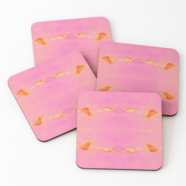 Artikelvorschau, Eleganz in der Luft Flying Heron Pink und Orange Étienne-Jules Marey entworfen und verkauft von SpiritGifts.