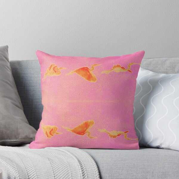 Artikelvorschau, Eleganz in der Luft Flying Heron Pink und Orange Étienne-Jules Marey entworfen und verkauft von SpiritGifts.
