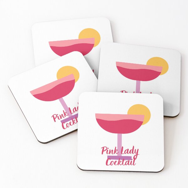 Item preview, Pink Lady Cocktail Straight Up Without Ice designed and sold by Red-ElYoubi.