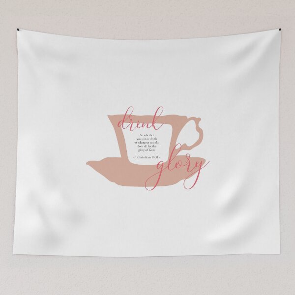 Item preview, 1 Corinthians 10:31 whether you eat or drink  or whatever you do, do it all for the  glory of God.(2) bible, gospel, message, Christian designed and sold by challengecafe.