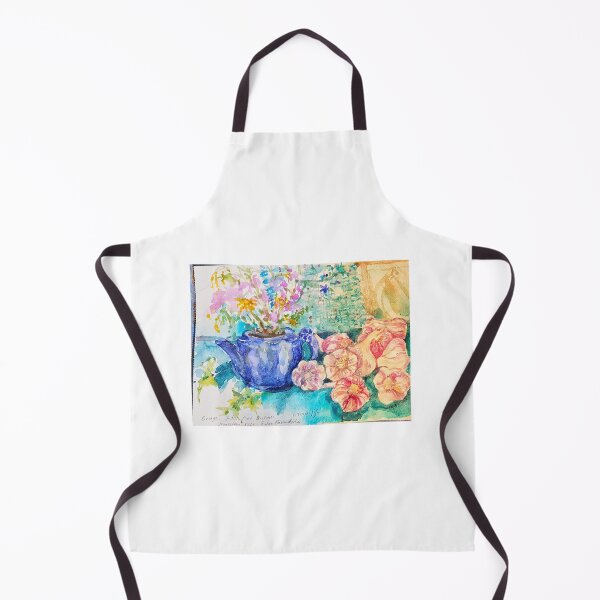 Item preview, Borage, Red Garlic. Watercolor designed and sold by EsterKarenAida.