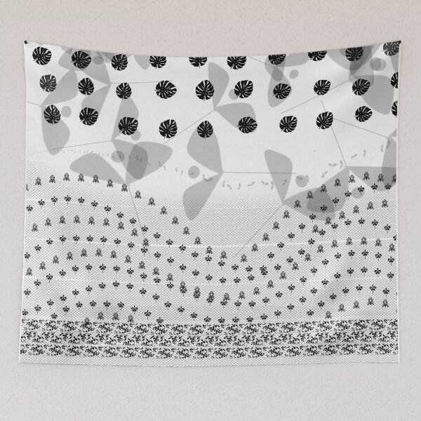 Item preview, Black white mixed liner pattern  designed and sold by Roselove4869.