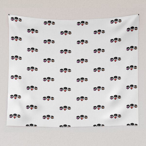Item preview, Carnival Skulls Black designed and sold by frankuffmann.