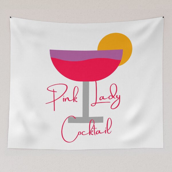 Item preview, Pink Lady Cocktail Summer designed and sold by Red-ElYoubi.