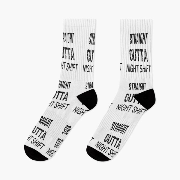Item preview, Straight outta night shift designed and sold by shirtsdesignpk.