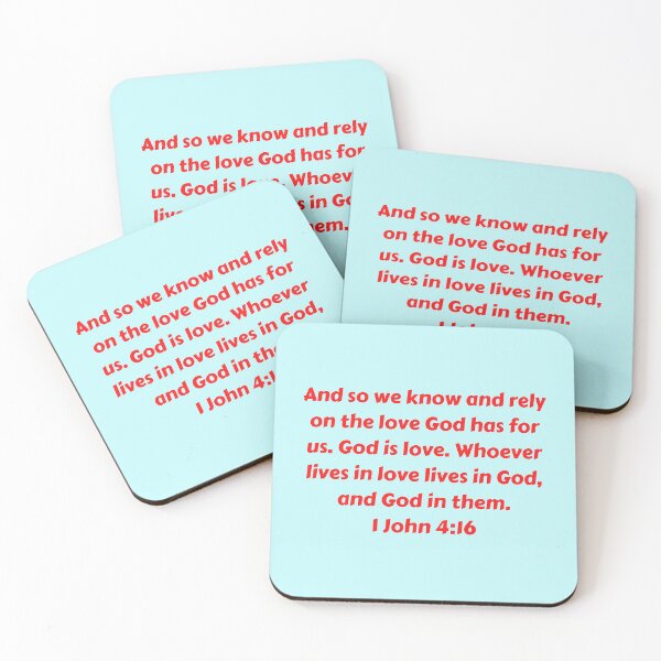 Item preview, Bible Verse 1 John 4:16 designed and sold by Prayingwarrior.