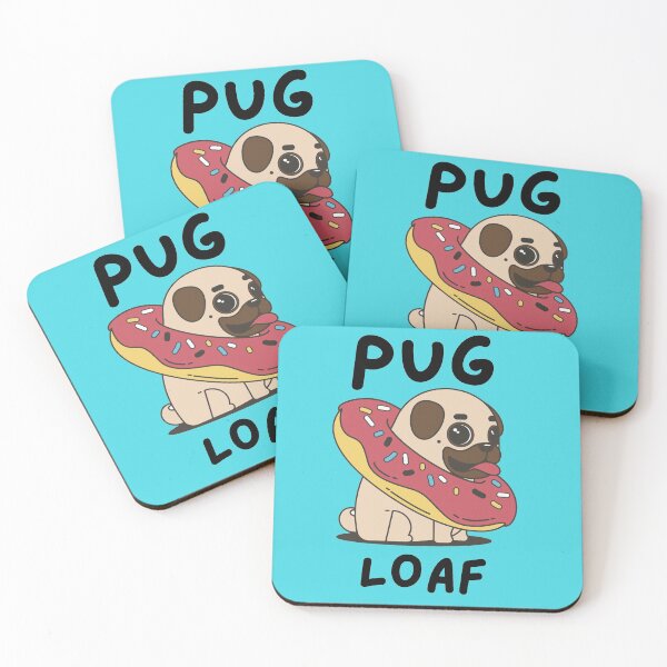 Item preview, Funny Pug Loaf designed and sold by wijit.