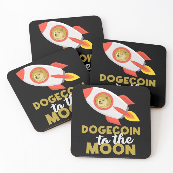 Item preview, Dogecoin a la luna - meme de criptomonedas designed and sold by IWEARUWEAR.