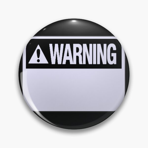 Item preview, Blank Pastel Purple Warning Hazard Sign designed and sold by everything4eva.