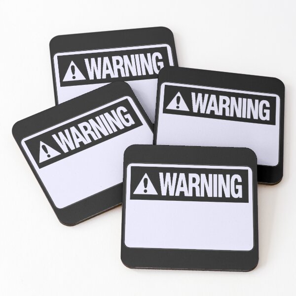 Item preview, Blank Pastel Purple Warning Hazard Sign designed and sold by everything4eva.