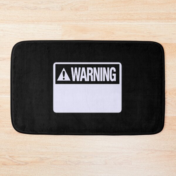 Item preview, Blank Pastel Purple Warning Hazard Sign designed and sold by everything4eva.