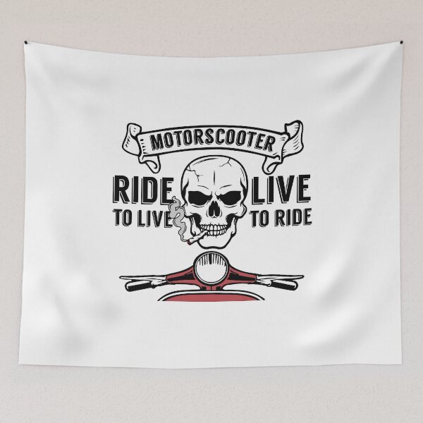 Item preview, Cool rocker motor scooter live to ride saying designed and sold by 2CV-Oldtimers.