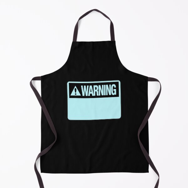 Item preview, Blank Pastel Blue Warning Hazard Sign designed and sold by everything4eva.
