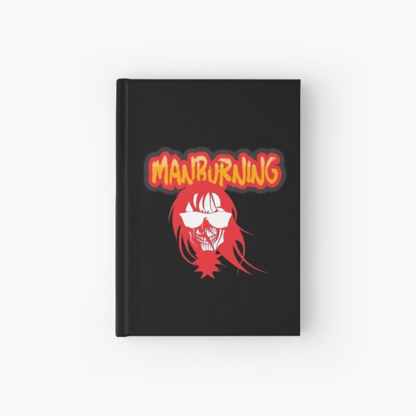 ManBurning Logo (red) Hardcover Journal