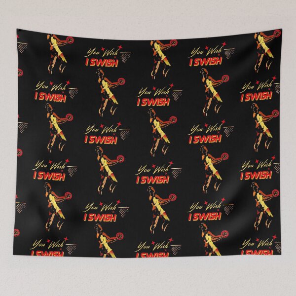 Item preview, Basketball You Wish I Swish Retro Red Remix designed and sold by Wizardofpizza.