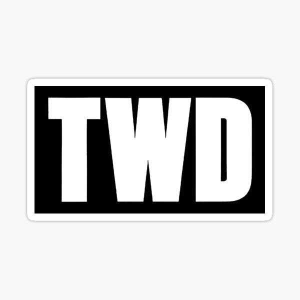 TWD Pegatina