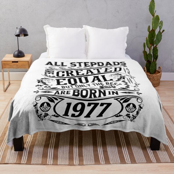 Item preview, All Stepdads  Are Created Equal But only The Best Are Born IN 1977 | Creative Father In Law  designed and sold by YAHIA-14.