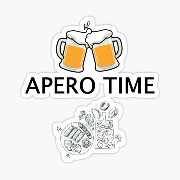 APERO TIME Sticker