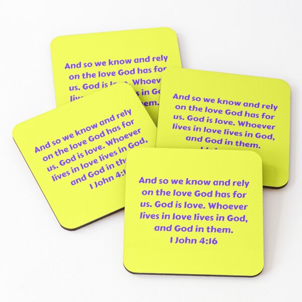 Item preview, Bible Verse 1 John 4:16 designed and sold by Prayingwarrior.