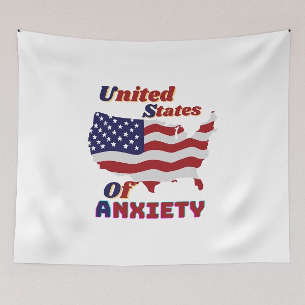 Item preview, United States of anxiety designed and sold by Quirknmore.