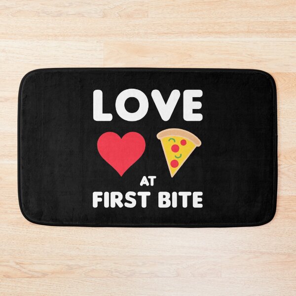 Item preview, Love At First Bite Pizza Lover Funny Food Pun designed and sold by sillyquestions.
