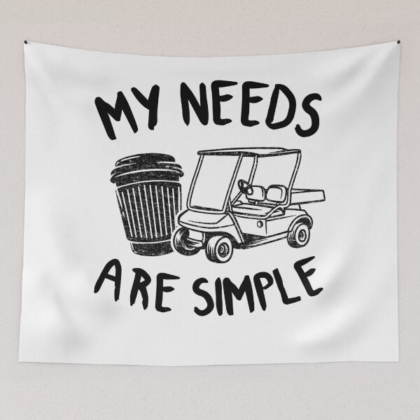 Item preview, Golf Coffee & Golf Carts Funny My Needs Are Simple designed and sold by Stronzi.