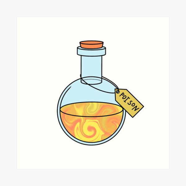 Aperçu de l'œuvre Bouteille de poison jaune créée et vendue par Chrissybell648.