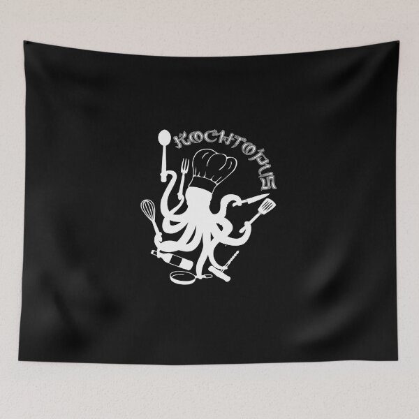 Item preview, Cooking topus white designed and sold by frankuffmann.