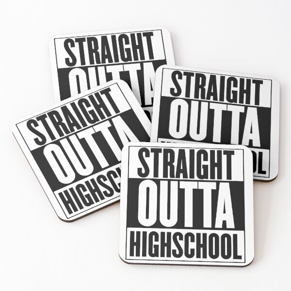 Item preview, Straight Outta High School Graduation funny graduation gift designed and sold by Apoorv Choudhary.