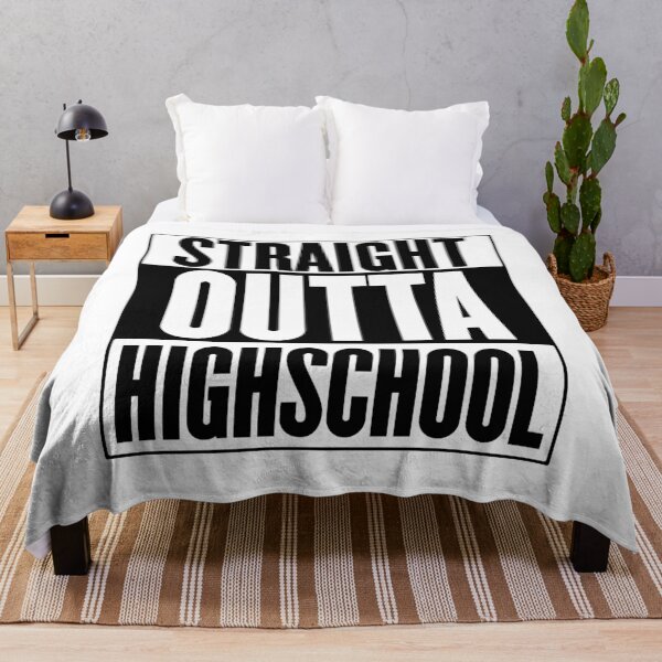 Item preview, Straight Outta High School Graduation funny graduation gift designed and sold by Apoorv Choudhary.