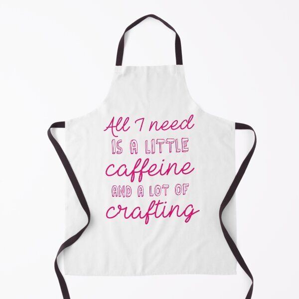 Item preview, Caffeine And Crafting Cute Crafts Cozy Crafting Slogan designed and sold by sillyquestions.