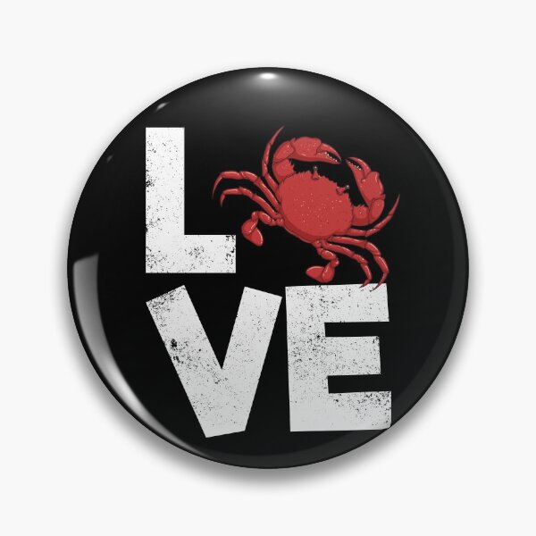 Item preview, Love Crab Seafood Vintage Crab Meat Lover Pet Crab Gear designed and sold by DynamicDesign.