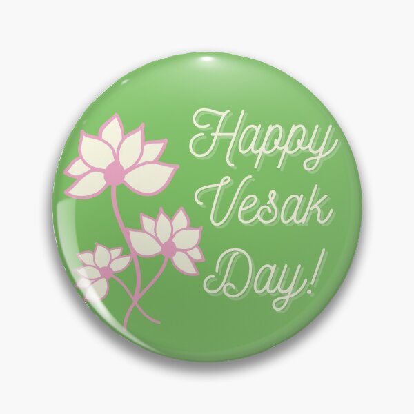 Item preview, Happy Vesak Day - Lotus sticker designed and sold by ThousandAutumns.