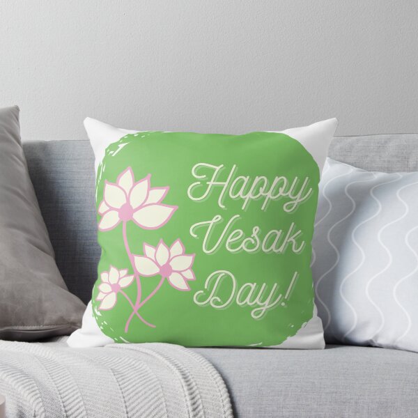 Item preview, Happy Vesak Day - Lotus sticker designed and sold by ThousandAutumns.