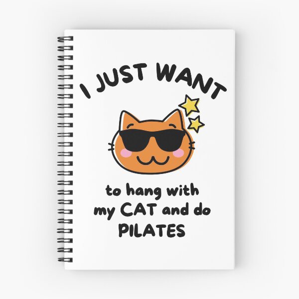 Item preview, I just want to hang with my cat and do pilates designed and sold by TheGreenGoat.