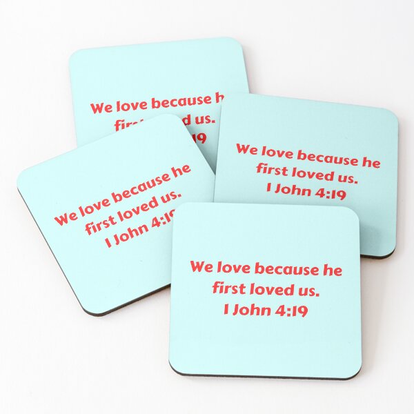 Item preview, Bible Verse 1 John 4:19 designed and sold by Prayingwarrior.