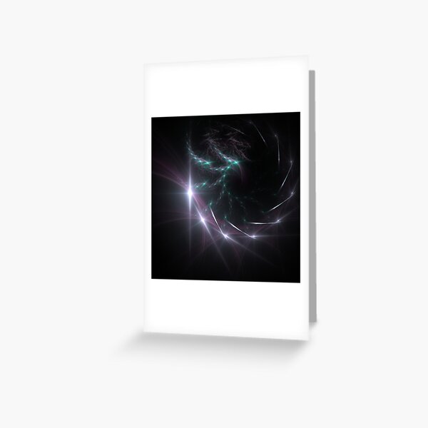 Spiraling Flame Greeting Card