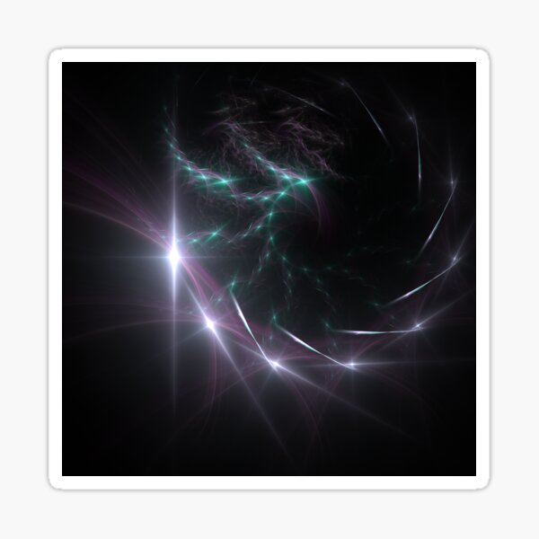 Spiraling Flame Sticker