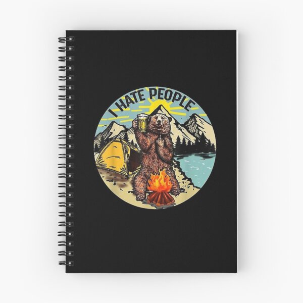Item preview, Bear Camping I Hate People designed and sold by biwli.