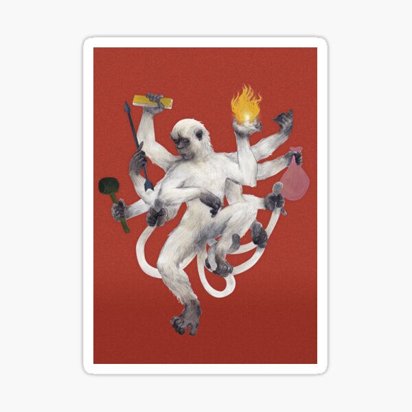 Item preview, Asceticism of The Gray Langur designed and sold by monkeynumber4.