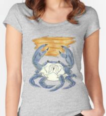 Krabbe Clambake Tailliertes Rundhals-Shirt