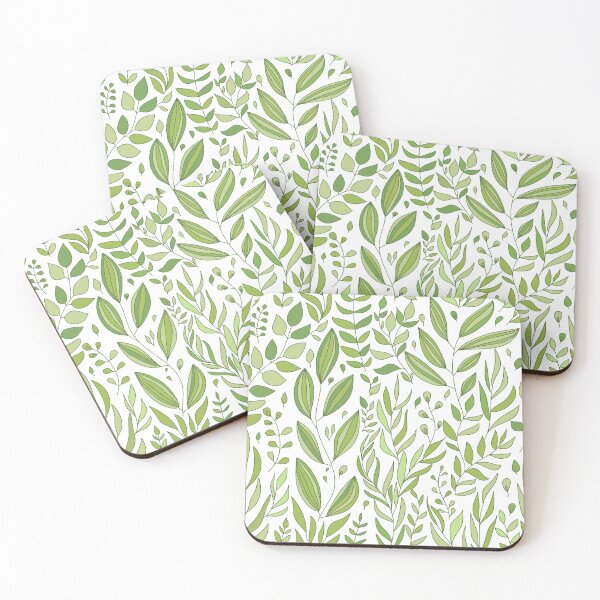 Item preview, Olive Green Leaves designed and sold by Sathya-Anshika.