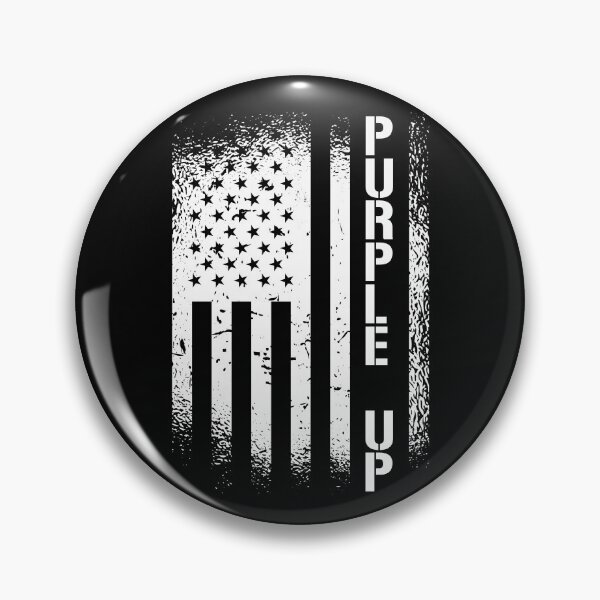 Artikelvorschau, Purple Up American Flag Military Kids Military Child Month Gear entworfen und verkauft von DynamicDesign.