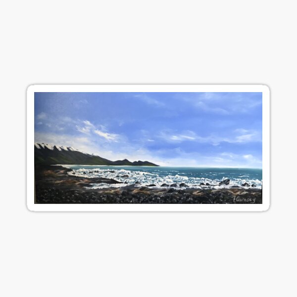 Kaikoura foreshore Sticker