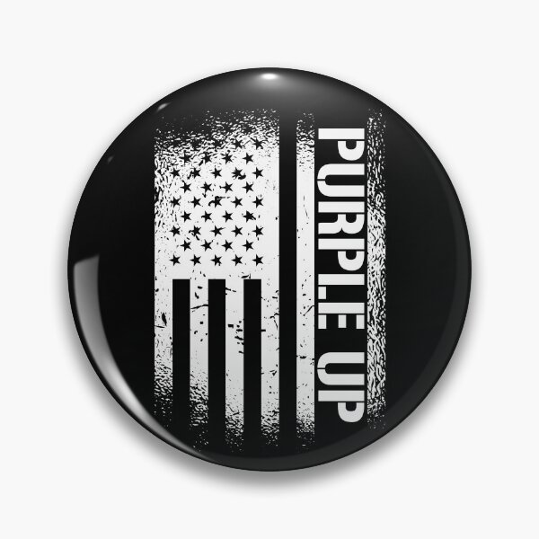 Artikelvorschau, Purple Up American Flag Military Kids Military Child Month Gear entworfen und verkauft von DynamicDesign.