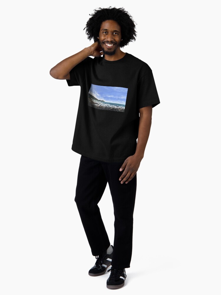 Thumbnail 4 of 7, Oversized T-Shirt, Kaikoura foreshore designed and sold by fionagurnsey.